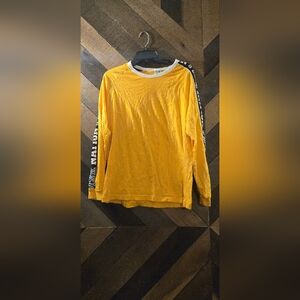 PINK Victoria's Secret Yellow Long Sleeve Tee